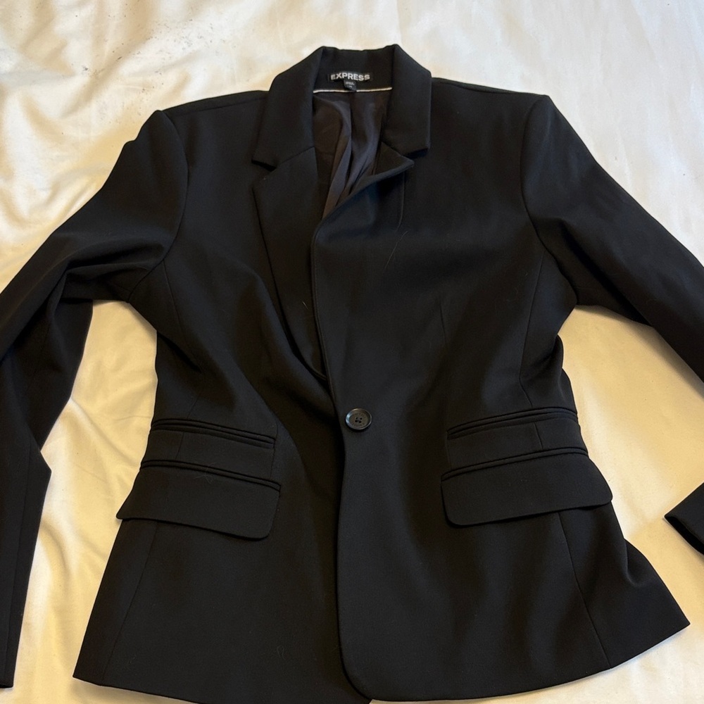 Express Women's Classic Black Suit Jacket
